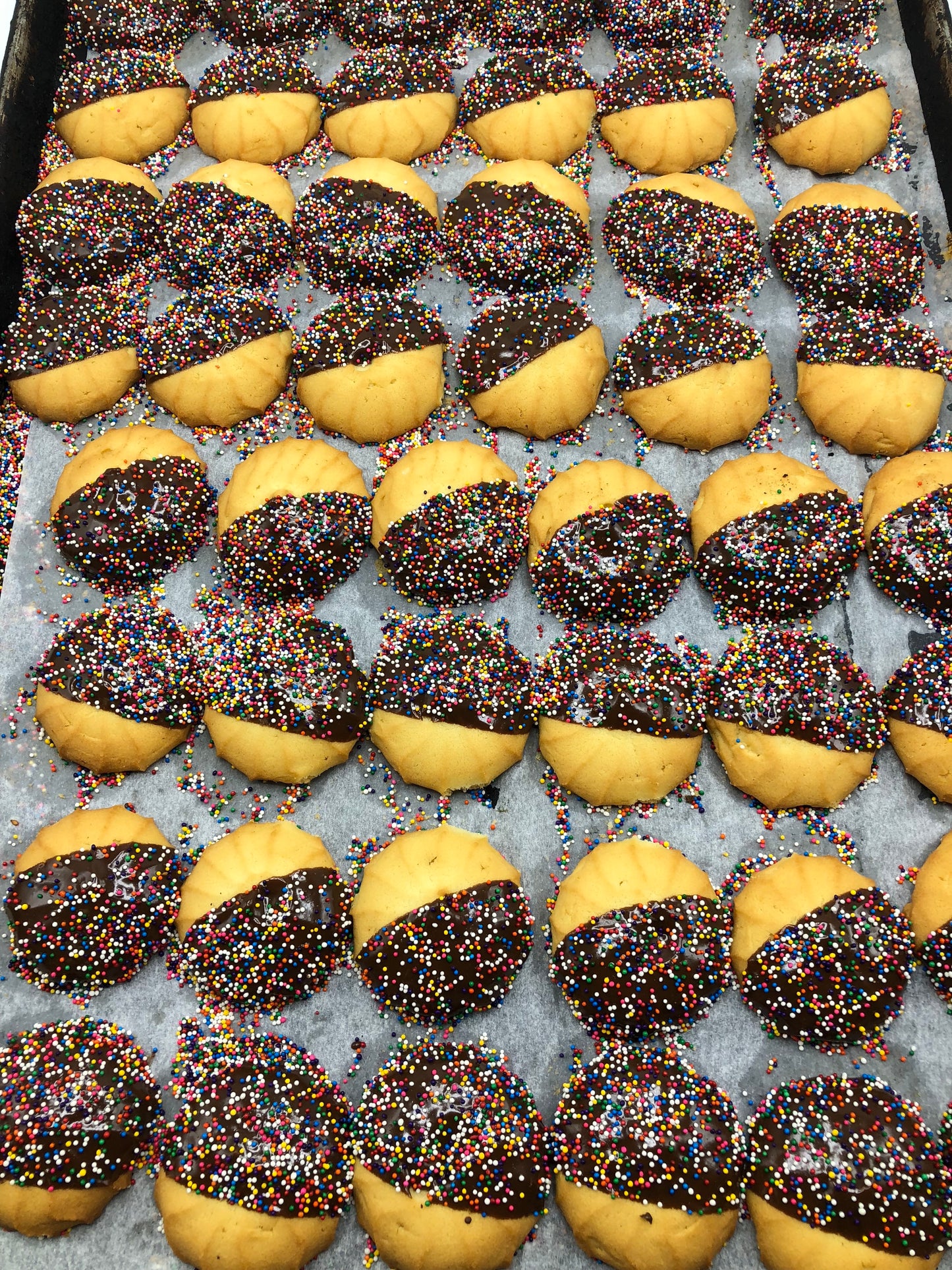 Nonpareil Sprinkle Cookies