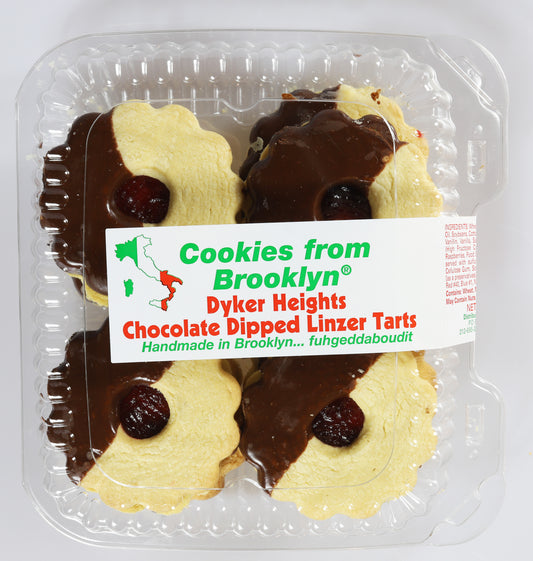 Dyker Heights Chocolate Linzer Tarts