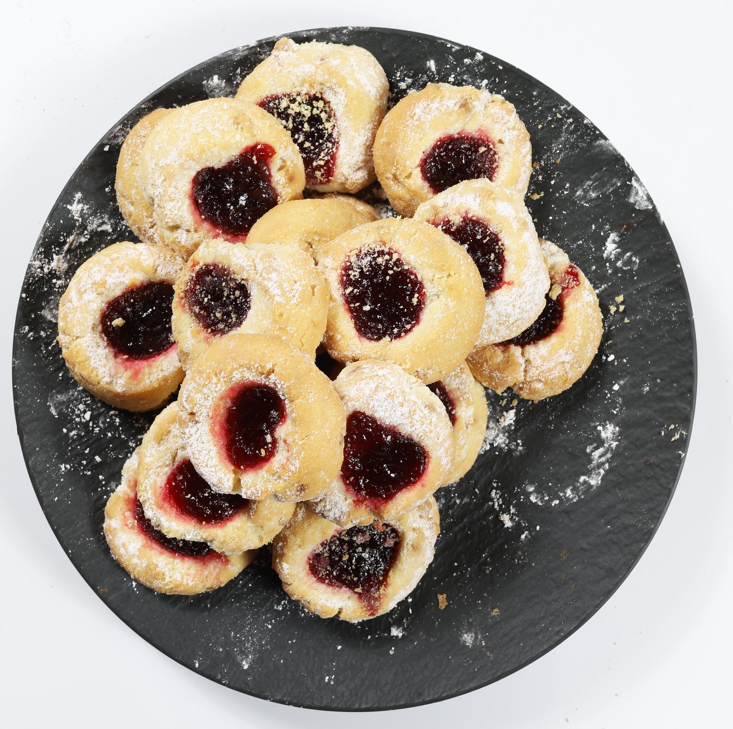 Raspberry Nut Cookies